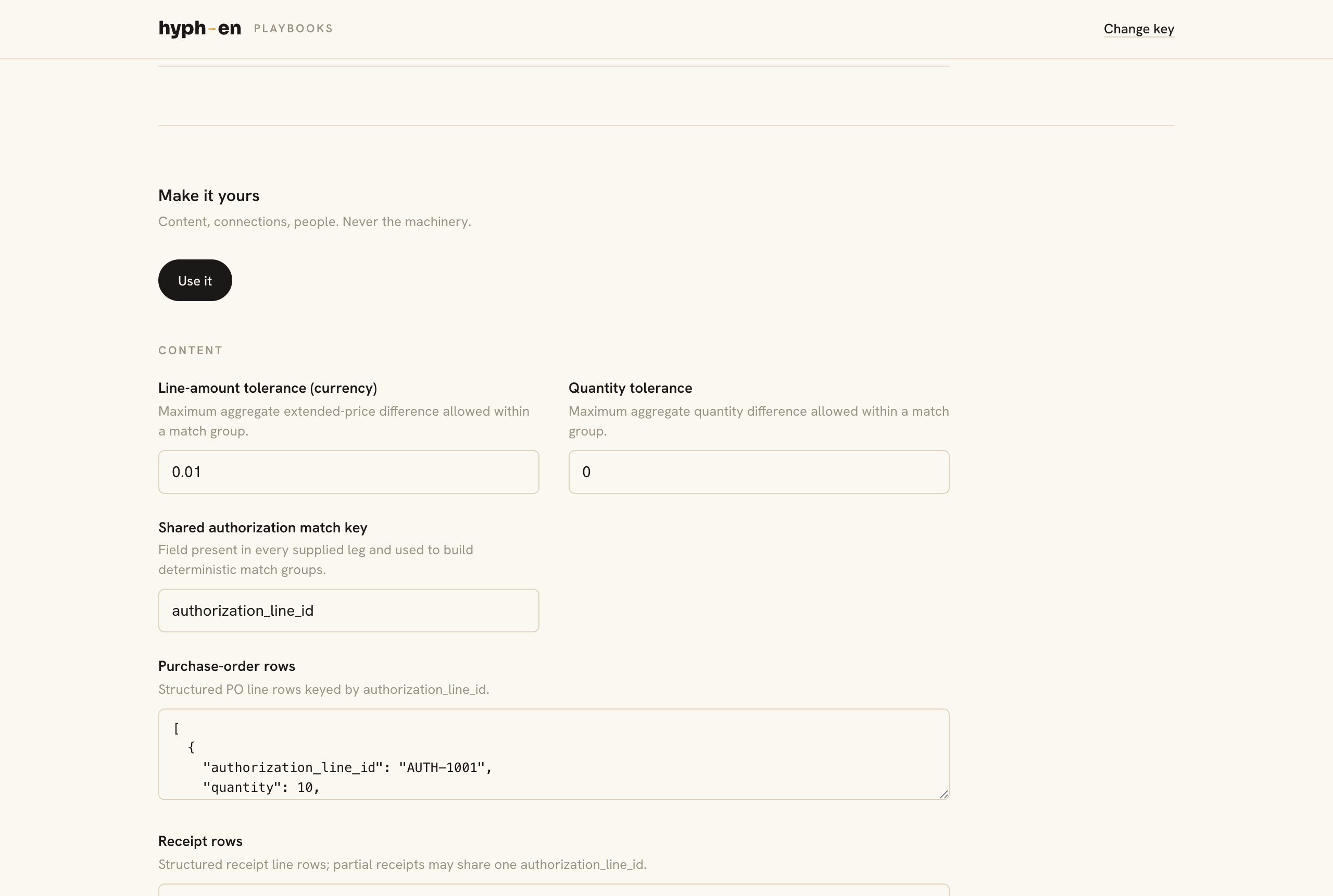 Make it yours on a case screen: content, connections, and people, and nothing else